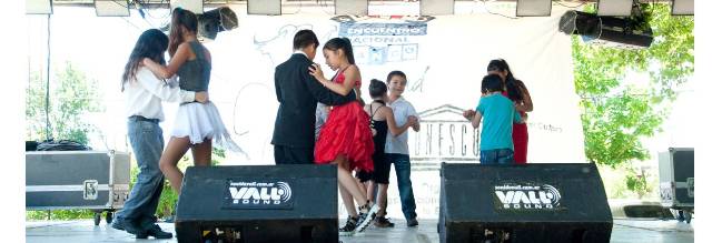 Baile en el  Segundo Encuentro de Tango y Juventud Villa Espil 2014