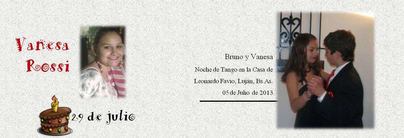 Bruno y Vanesa Noche de Tango en la Casa de Leonardo Favio, Luján, Bs.As. 05 de Julio de 2013